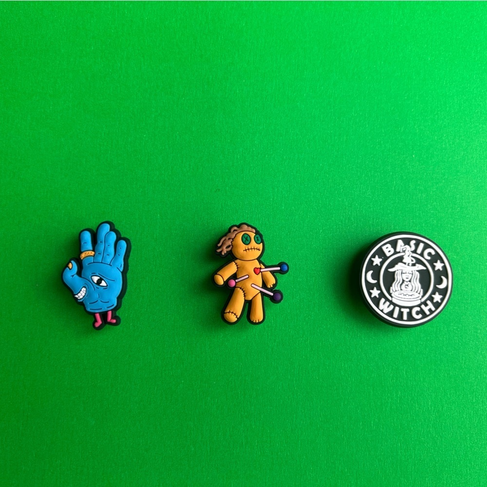 Lit Halloween Crocs Shoe Charms Set of 9 - jibbitz Charms - Picture 3 of 7